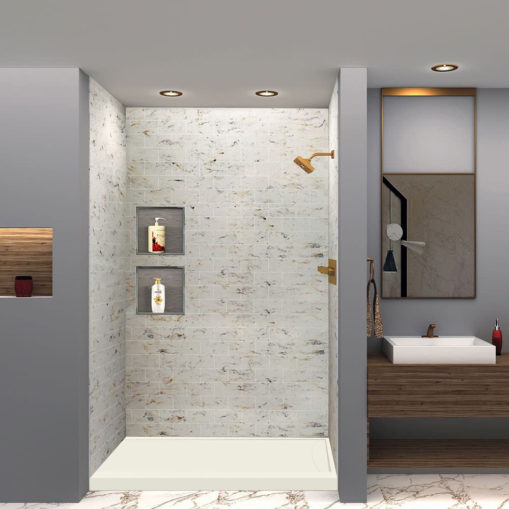 Transolid FSL6032R FSL-Series 60" x 32" Rectangular Shower Base with