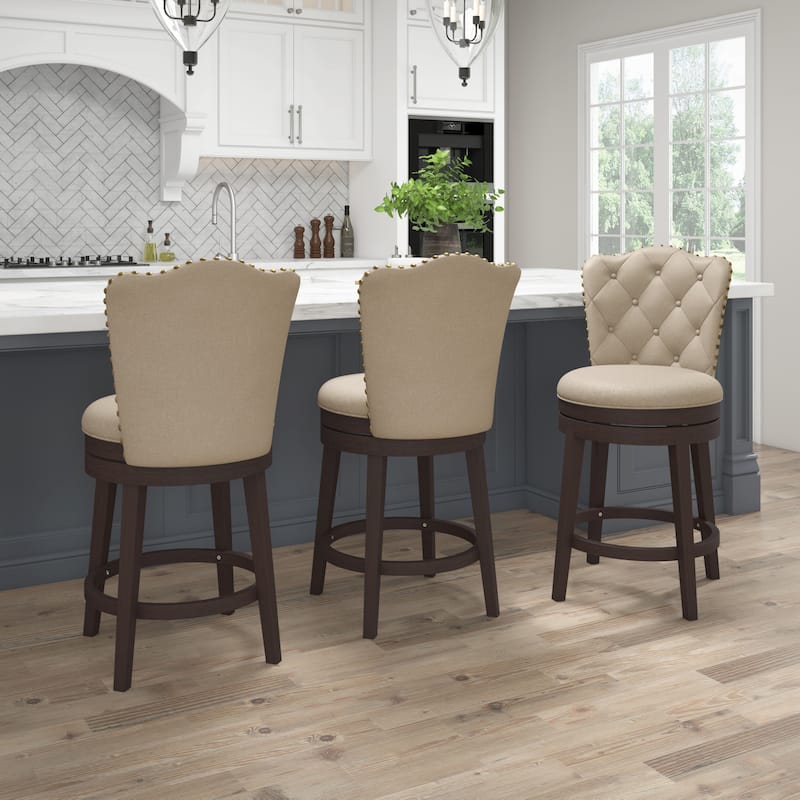 Hillsdale Edenwood Wood Swivel Stool