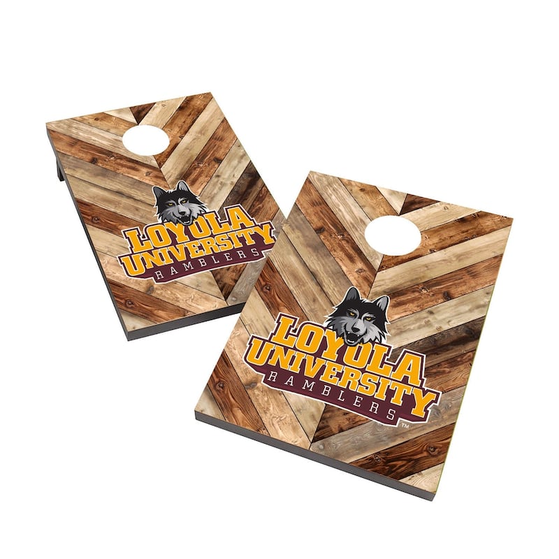 Loyola Chicago Ramblers 2x4 Cornhole Bag Toss Game