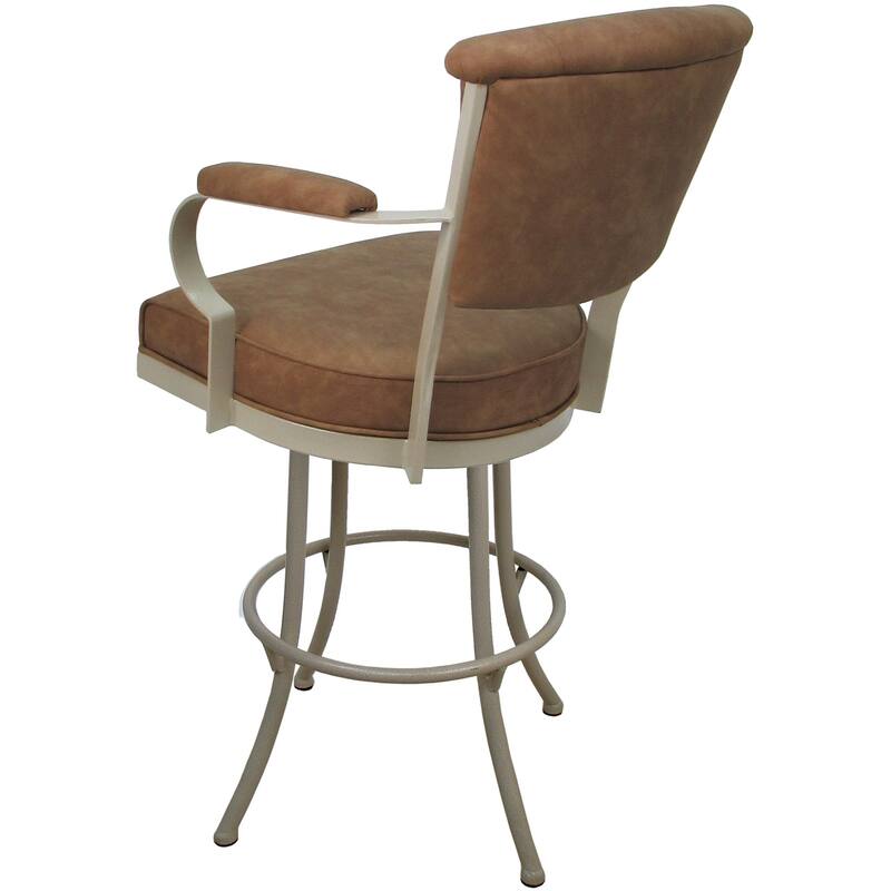 Miami Extra Tall 34" Spectator Metal Bar Stool on Noam Base - 34" Seat Height