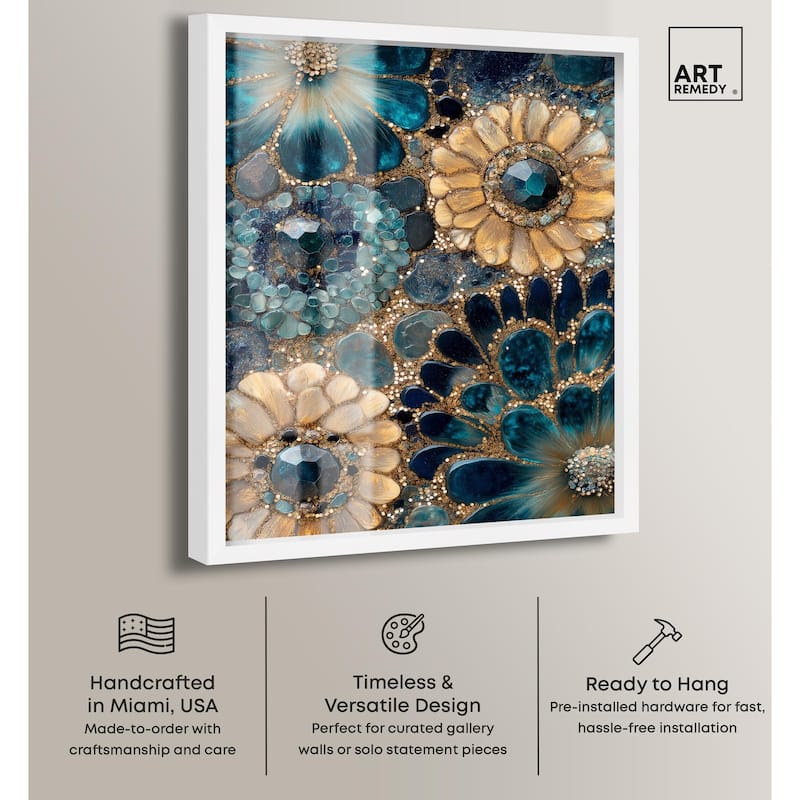 Opulent Geode III Shadowbox by Art Remedy