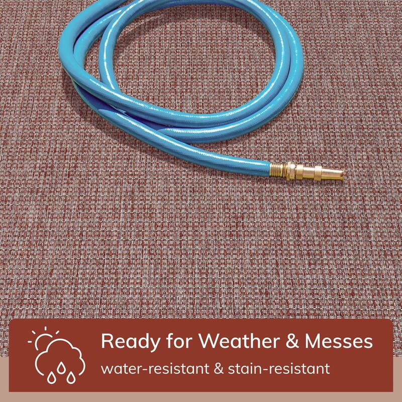 Well Woven Medusa Odin Indoor Outdoor Border Solid Area Rug
