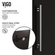 preview thumbnail 12 of 54, VIGO Elan Frameless Sliding Shower Door
