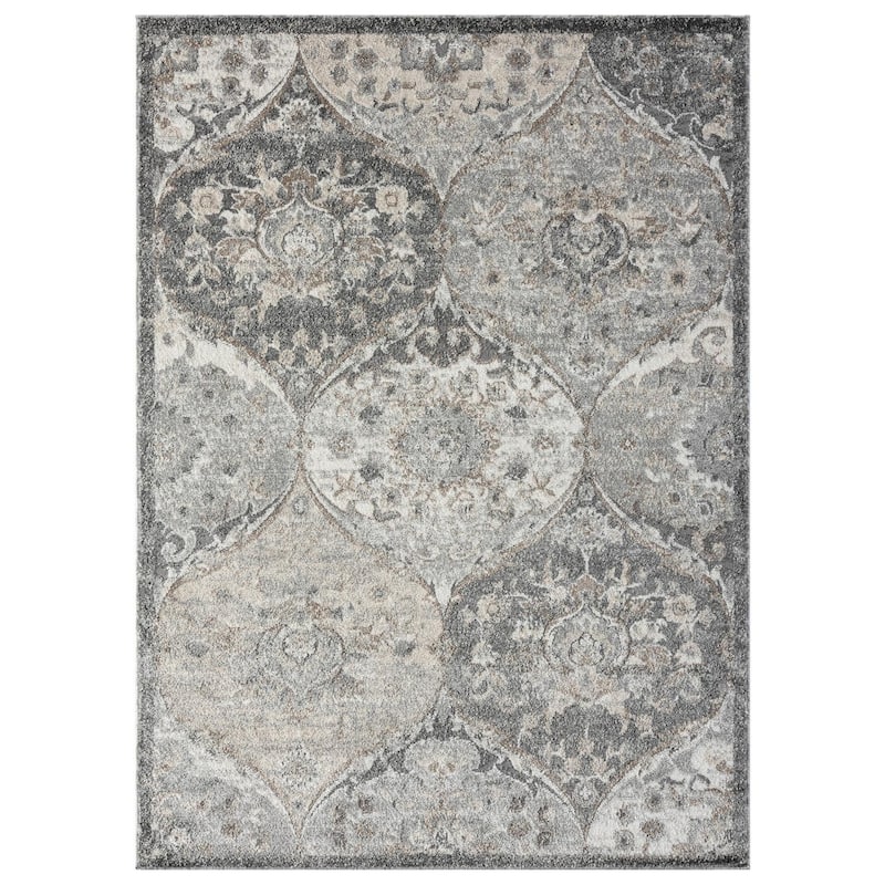 Luxe Weavers Floral Oriental Area Rug, Stain-Resistant Carpet