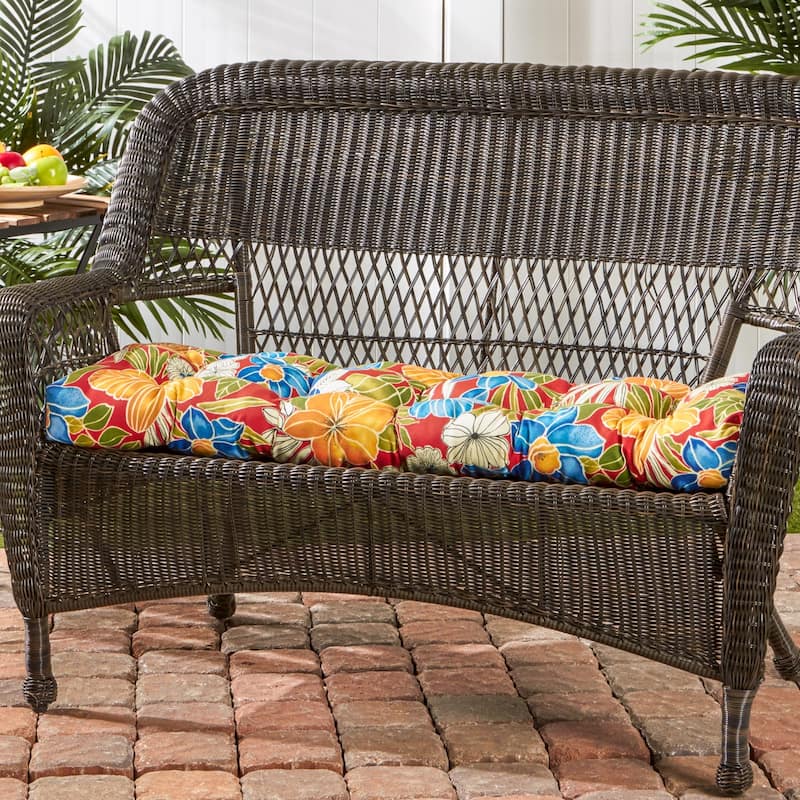 Aloha Floral 44-inch Swing/ Bench Cushion