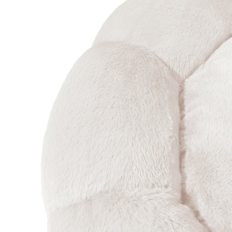 Sherry Kline Pets Daisy Round Donut Shape Calming Bed for Dogs and Cats