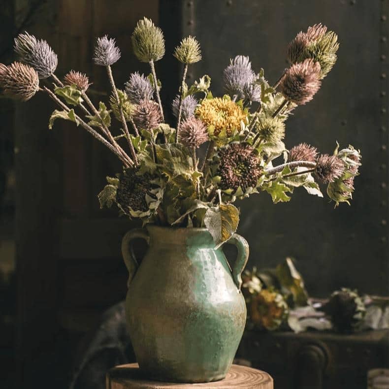 RusticReach Artificial Small Head Sunflower Stem 23.6" Tall