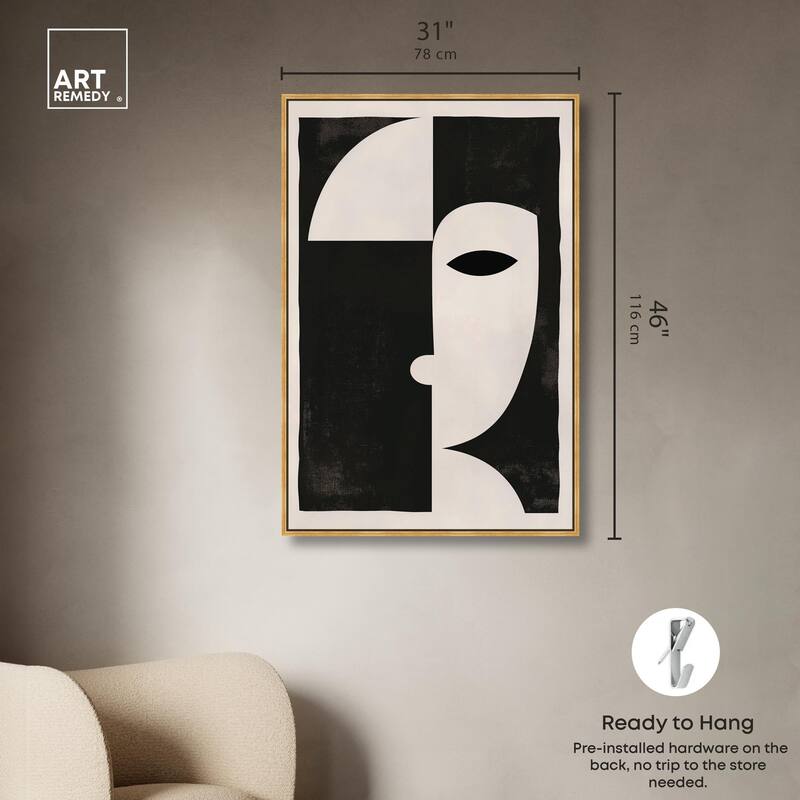 The Mask II Canvas by Art Remedy