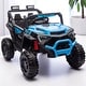 preview thumbnail 20 of 26, 24V Kids Ride-On Car with Electric UTV Remote Control, 400W Motor, 4WD, Music, USB, lights & Shock Absorbers - Electric Vehicle