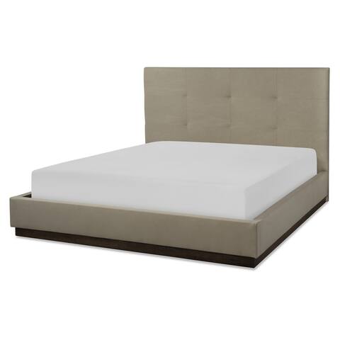 Austin by Rachael Ray Queen Upholstered Bed in Barton Brown