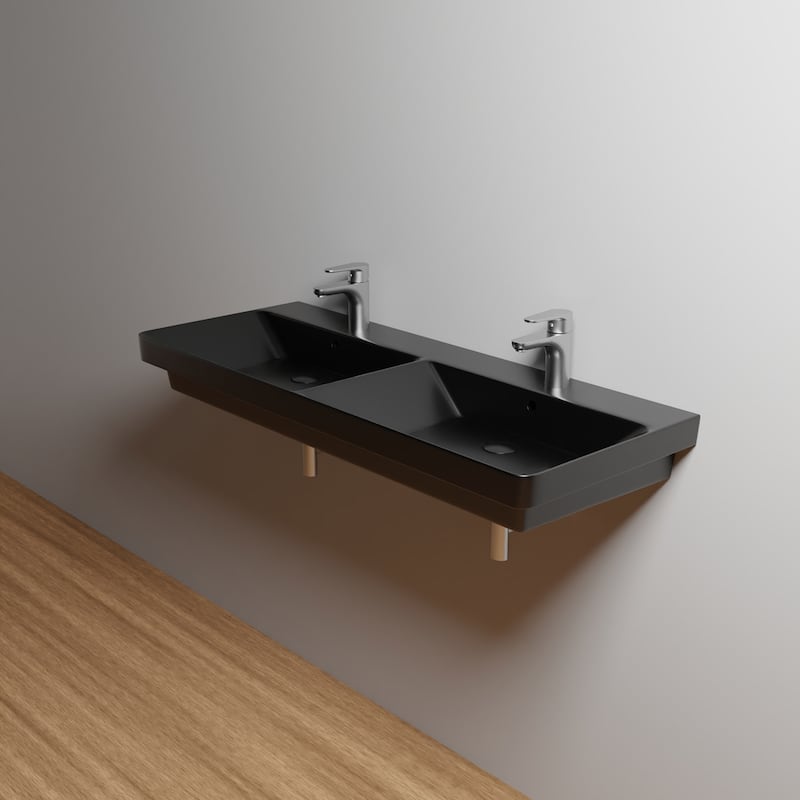 WS Bath Collections Luxury 120.01 Luxury 47" Rectangular Ceramic Drop