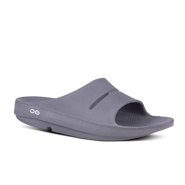 oofos post run recovery slide sandal