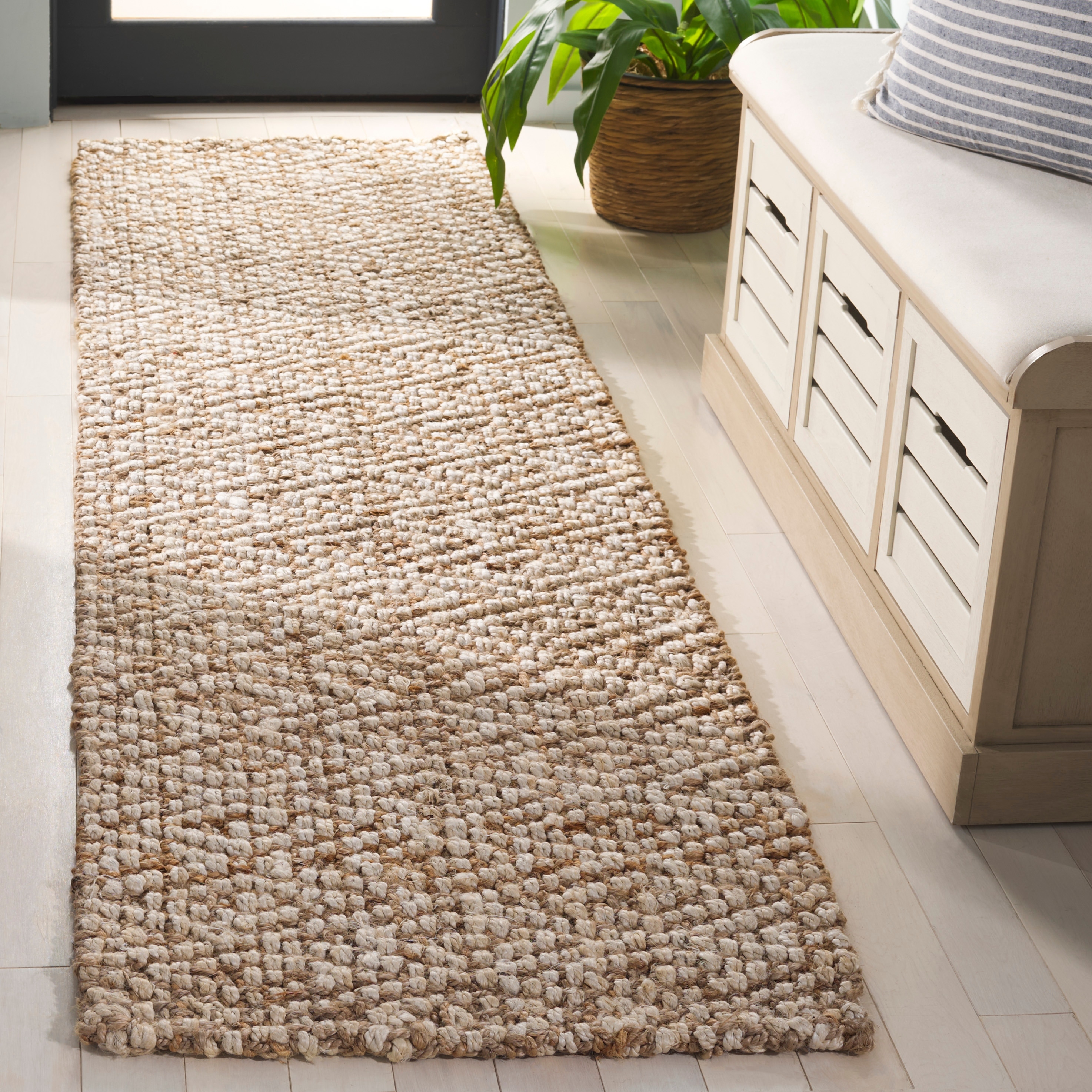 SAFAVIEH Handmade Natural Fiber Eligia Farmhouse Jute Rug