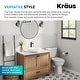 preview thumbnail 14 of 97, KRAUS Indy Single Handle Vessel Bathroom Faucet with Pop Up Drain