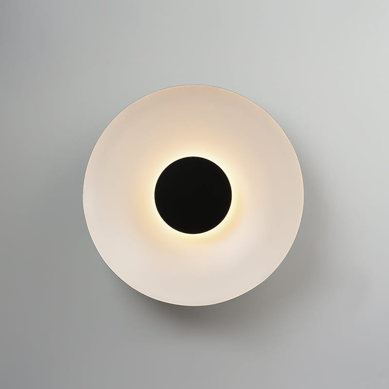 Scandinavian Dimmable LED Round Shallow Dome Ceiling Light 19.7in