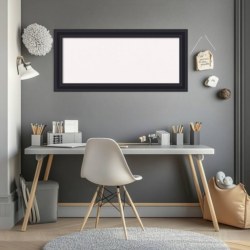 Dalat Black Framed Cork Board - Bulletin Board, Organization Board, Pin Board