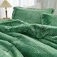 preview thumbnail 4 of 2, Chunky Bunny Bestie - Coma Inducer Oversized Comforter Set - Kashmir Green