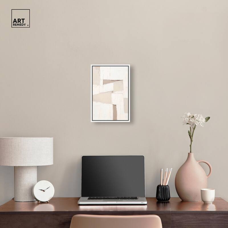 Plastered Planes I Canvas by Art Remedy