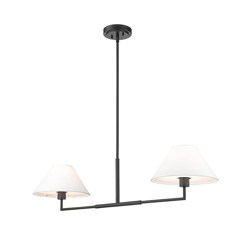 Z-Lite 744-42L Leila 2 Light 42" Wide Linear Chandelier