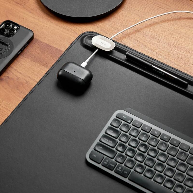 Orbitkey Desk Mat Premium Vegan Leather & Recycled PET Felt, Medium