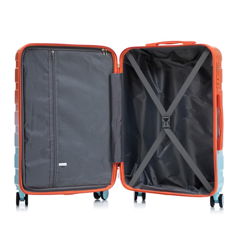 Luggage Sets 3 Piece Hardside Suitcase with Spinner Wheels TSA lock