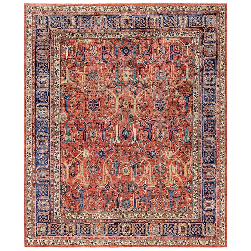 Serapi One-of-a-Kind Hand-Knotted Area Rug - Red - 8' 0" x 9' 10"