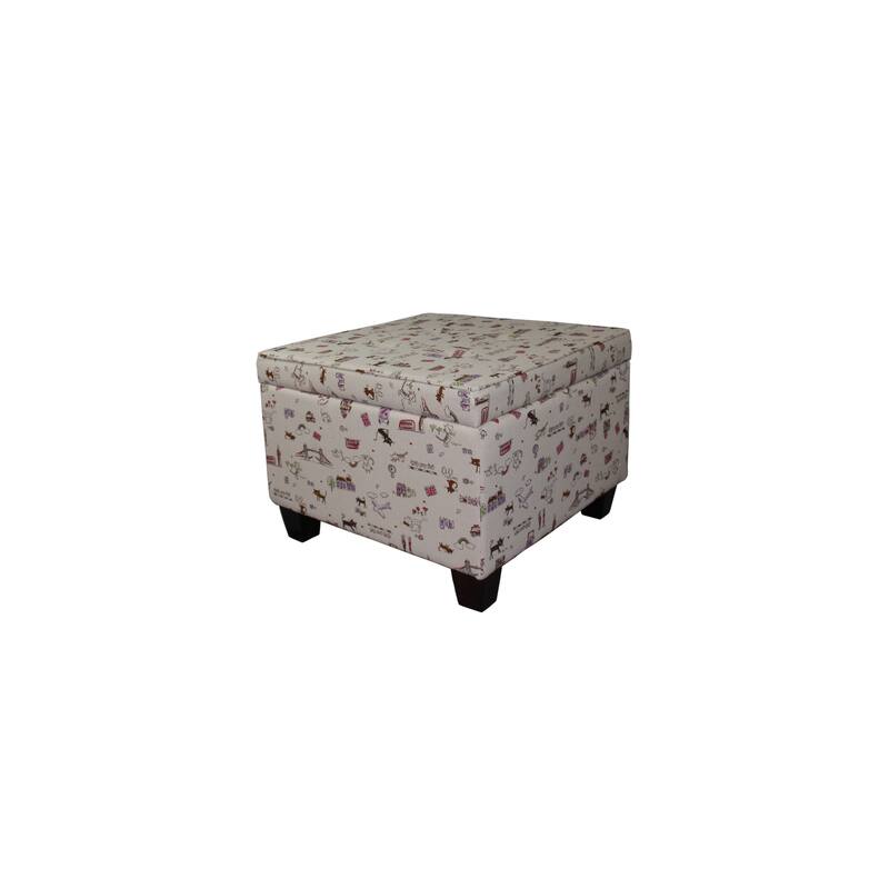 Traveling Cats Storage Ottoman