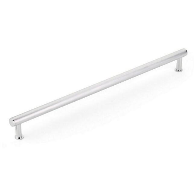 Schaub and Company Pub House 18" Center to Center Smooth Bar Solid - Polished Chrome
