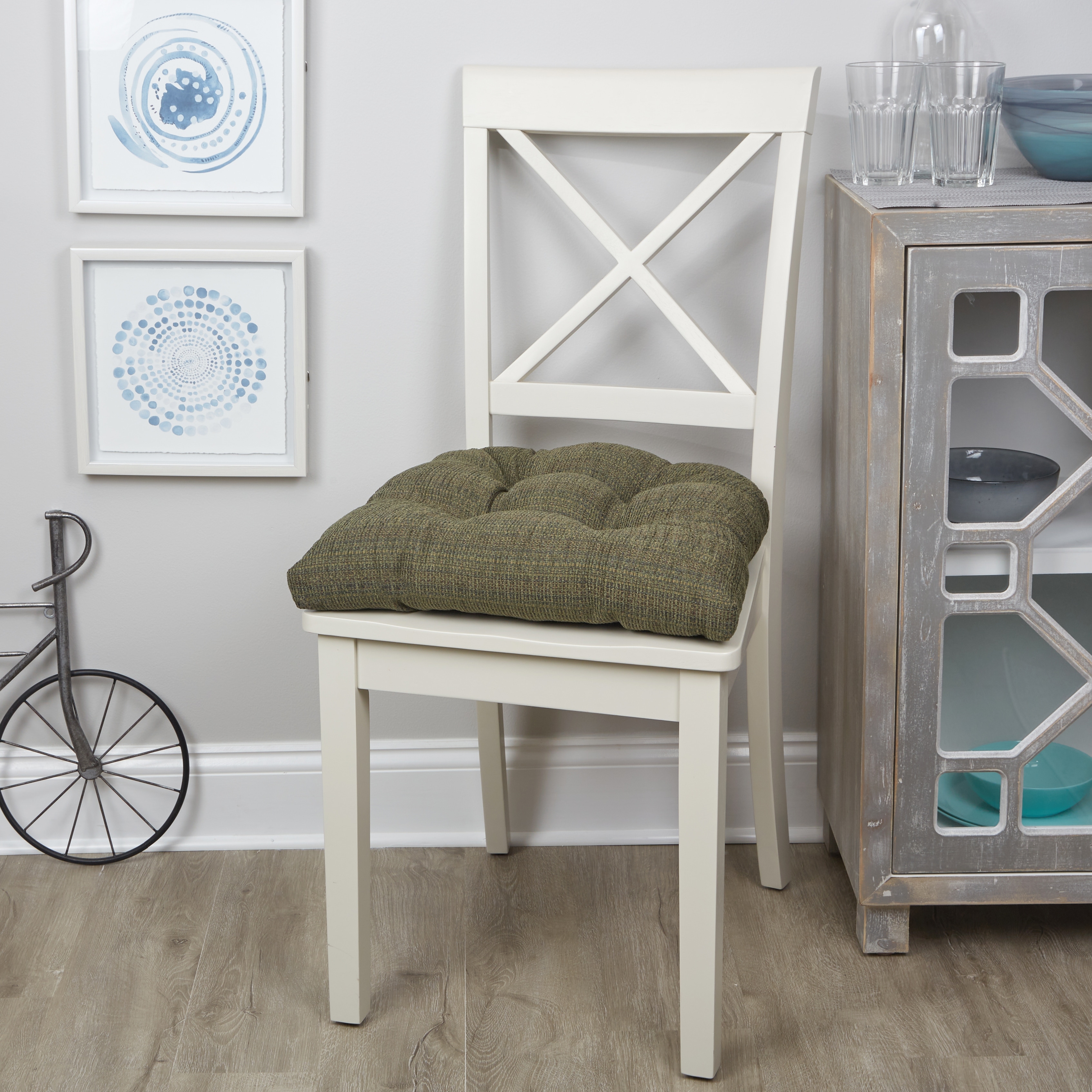 Klear Vu Gripper Tyson Dining Chair Cushion Set