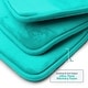 preview thumbnail 82 of 153, Empyrean Ultra Soft Plush Bathroom Rug - Non-Slip, Velvet, Memory Foam Bath Mat - Set of 2