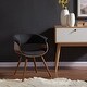 preview thumbnail 2 of 5, Mid-Century Fabric and Bentwood Accent/Dining Chair