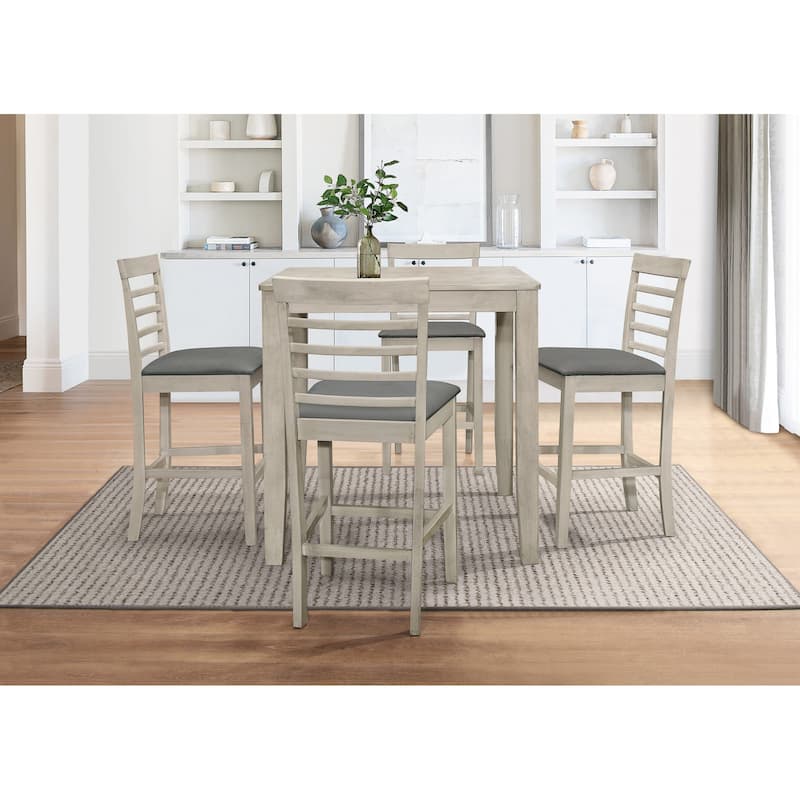 5-pieces Counter Dining Table and Chair