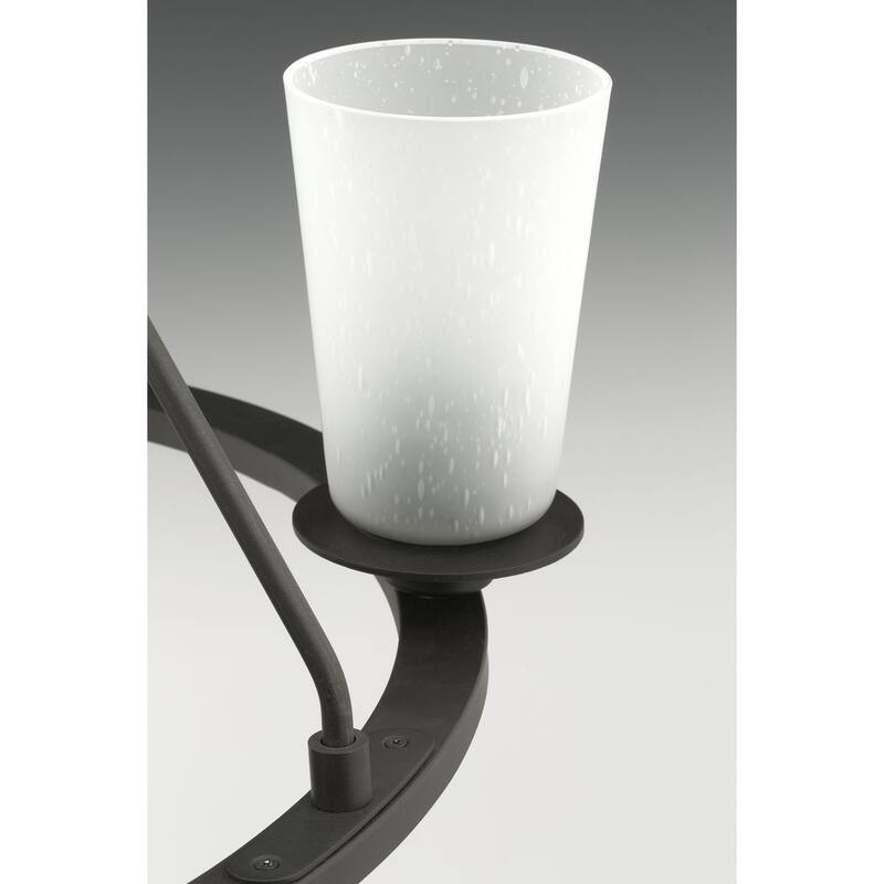 Debut Collection 6-Light Graphite Farmhouse Chandelier Light - N/A