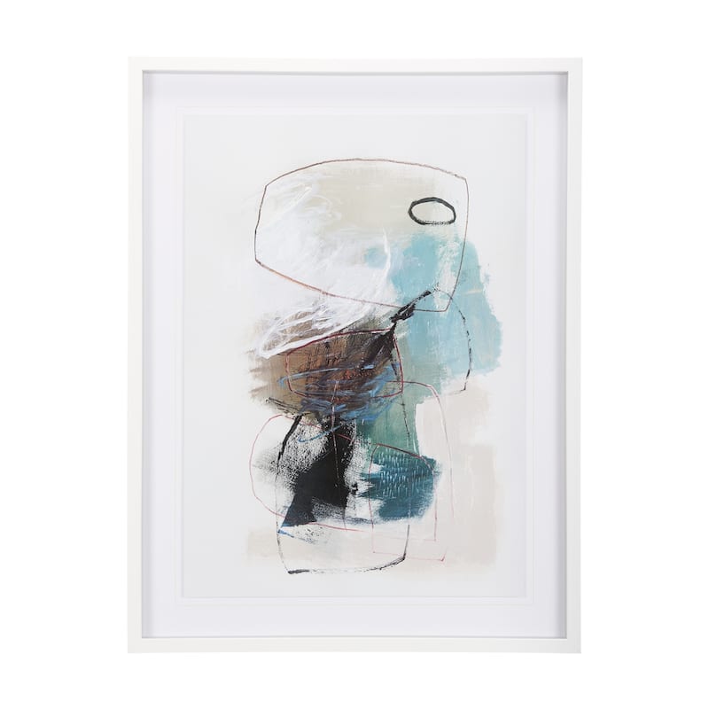 In The Middle I Framed Art Print