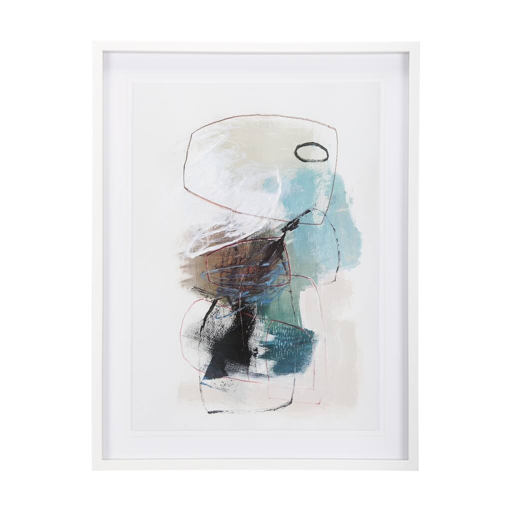 In The Middle I Framed Art Print
