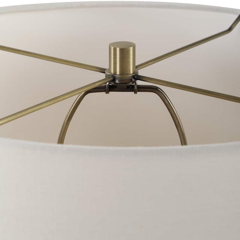 Uttermost Cortado Travertine Table Lamp - 23.25" H X 15" W X 15" D