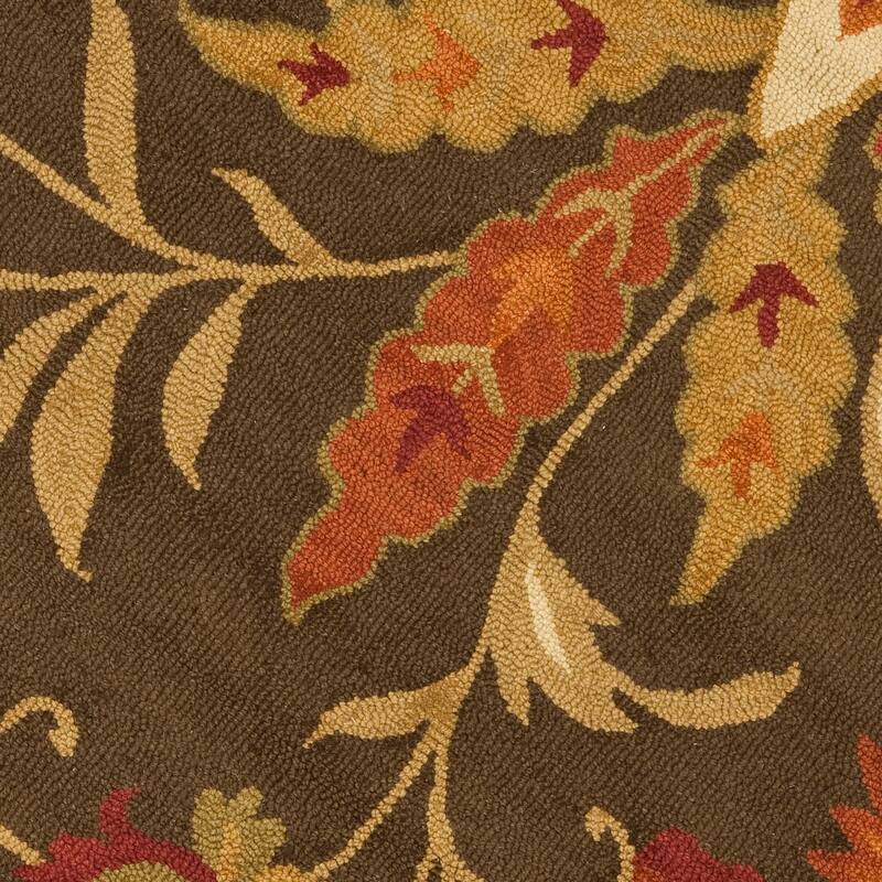 SAFAVIEH Handmade Blossom Chrissie Modern Floral Wool Rug