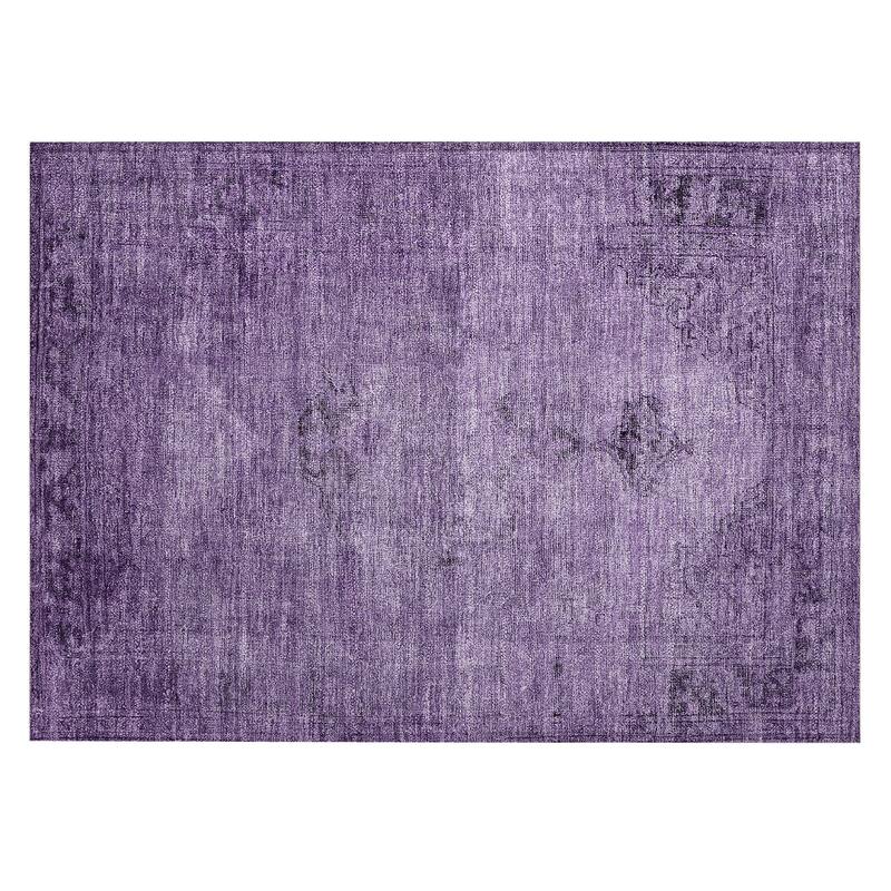Machine Washable Indoor/ Outdoor Chantille Traditional Vintage Rug