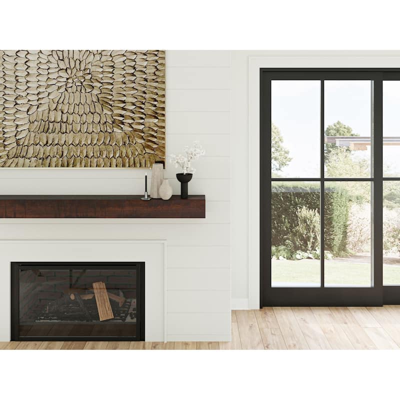 Rustic Fireplace Mantel Shelf