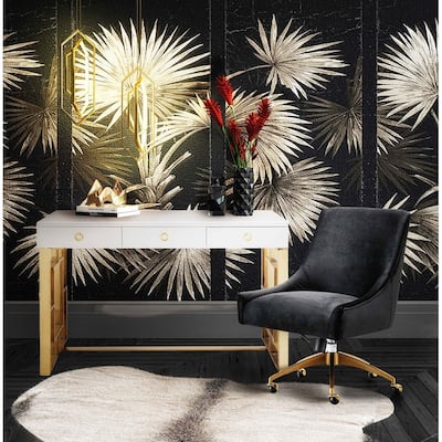Beatrix Black Office Swivel Chair - N/A