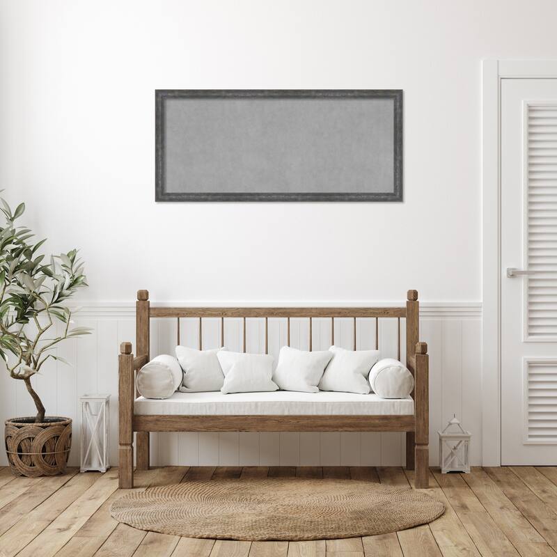 Amanti Art Angled Metallic Rainbow Framed Magnetic Board