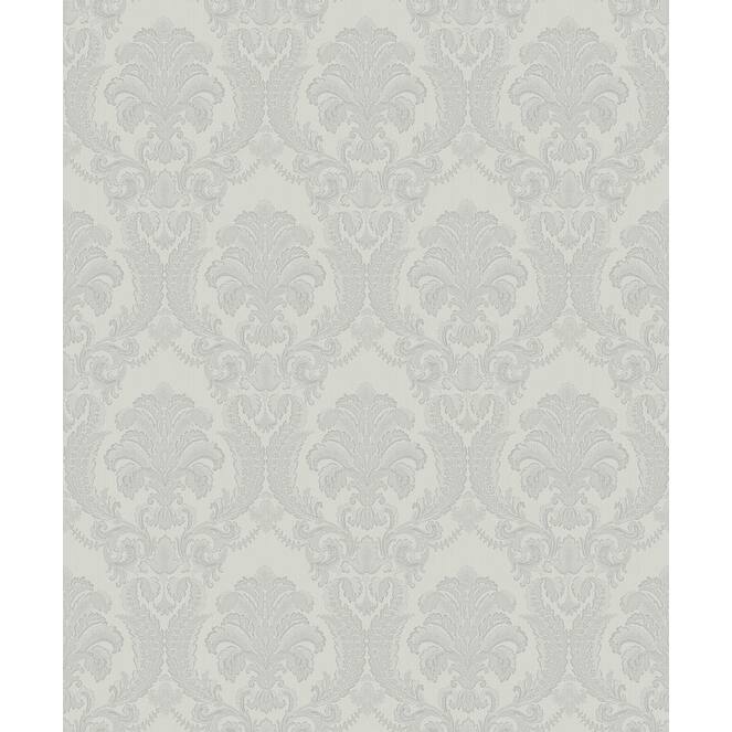 Sirpi Renatta Silver Damask Wallpaper - 20.9 x 396 x 0.025
