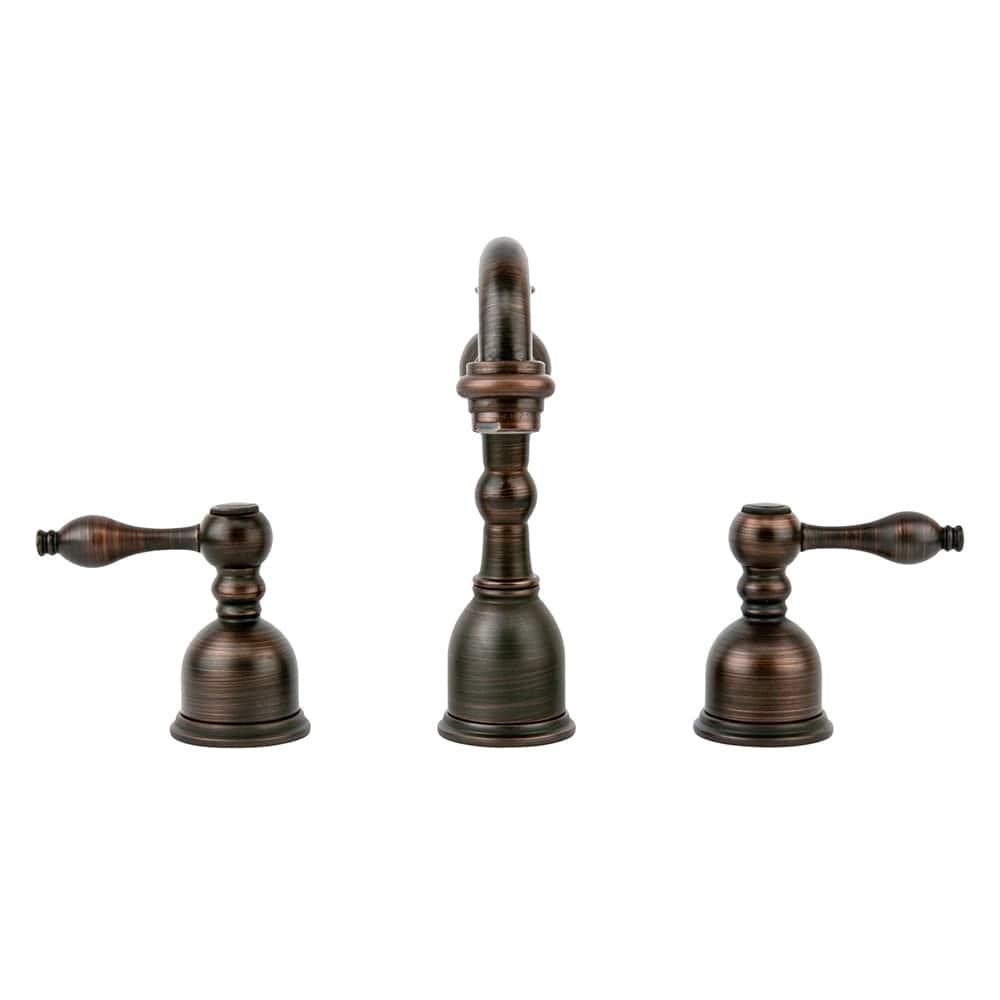 Premier Copper Products Widespread Bathroom Faucet in Oil Rubbed Bronze