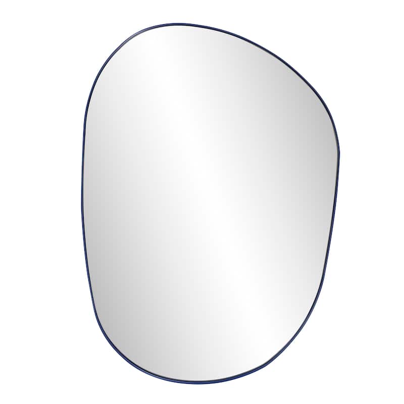 Allan Andrews Contemporary Asymmetrical Metal Framed Wall Mirror