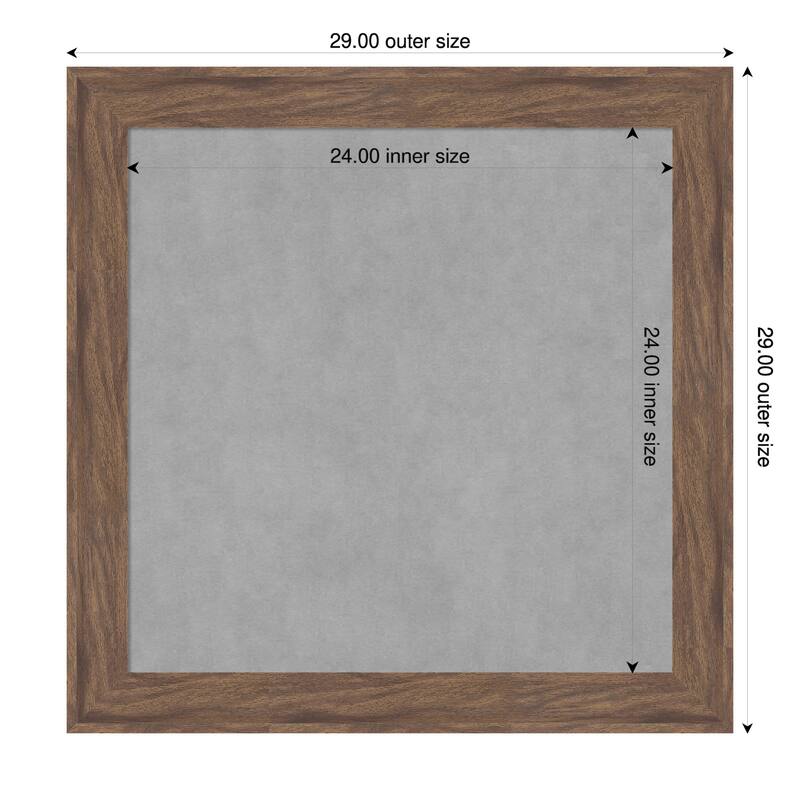 Amanti Art Pia Medium Brown Framed - 29 x 29 in