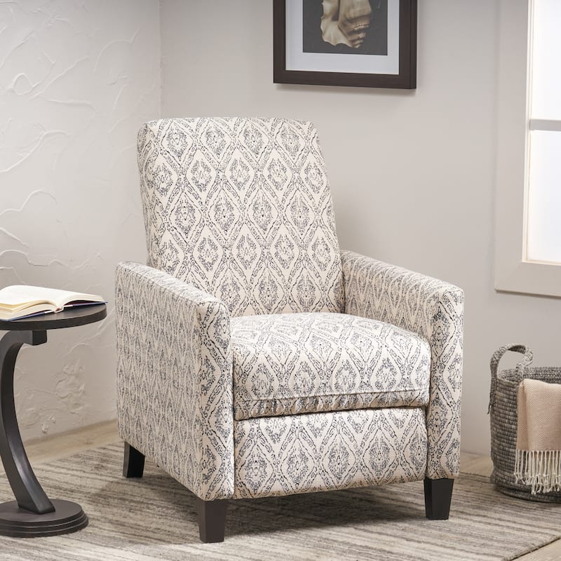 Foxhill Contemporary Push Back Recliner by Christopher Knight Home