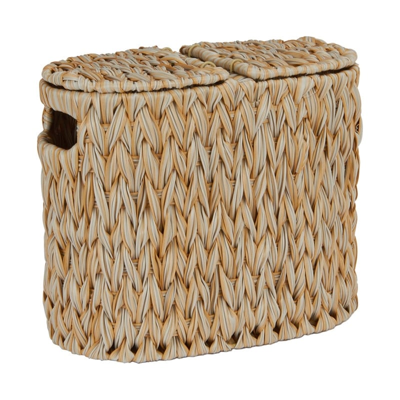 Toilet Paper Holder with Lid - 11.8