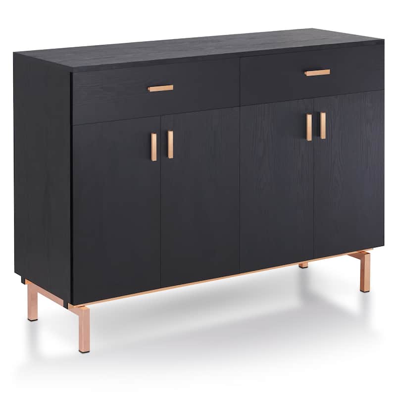 Furniture of America Mason Modern 2-drawer Buffet with Wine Rack