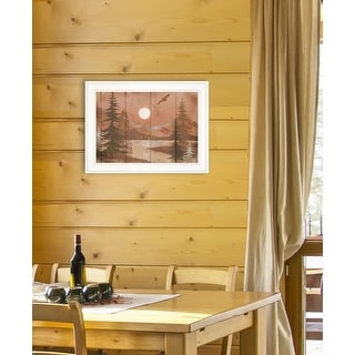 TrendyDecor4U Farmhouse "Full Moon II" Framed Print Wall Art by Ed ...