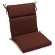 preview thumbnail 5 of 17, Three-section Outdoor Seat/Back Chair Cushion (Multiple Sizes) 18" x 38" - Cocoa
